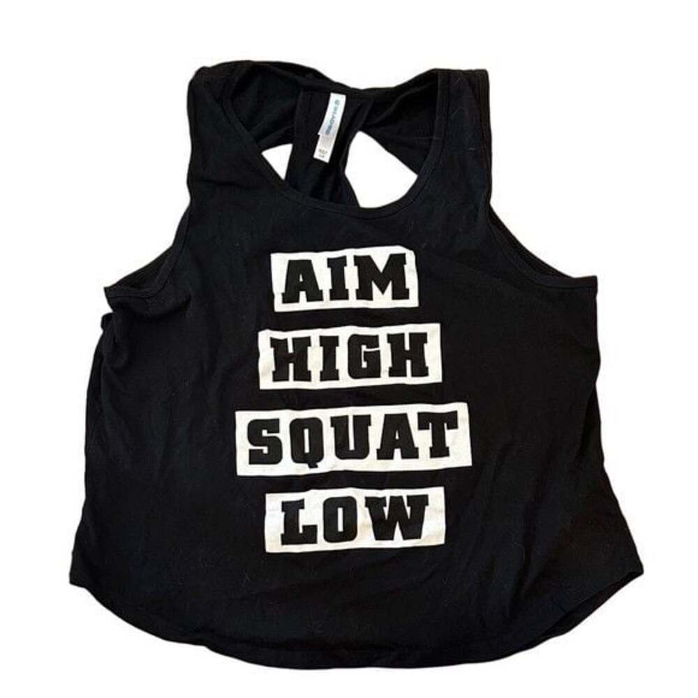 Beachbody Aim High Squat Low Women’s Cross Back Tank Top Size Large